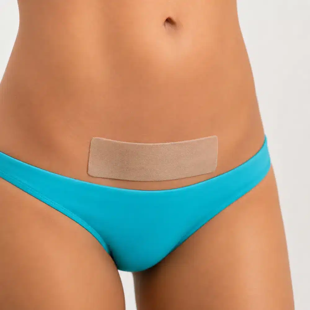 Plasture reutilizabil pentru cicatrici cezariana, 3.6x15cm, Epi-Derm C-Strip, 1 buc